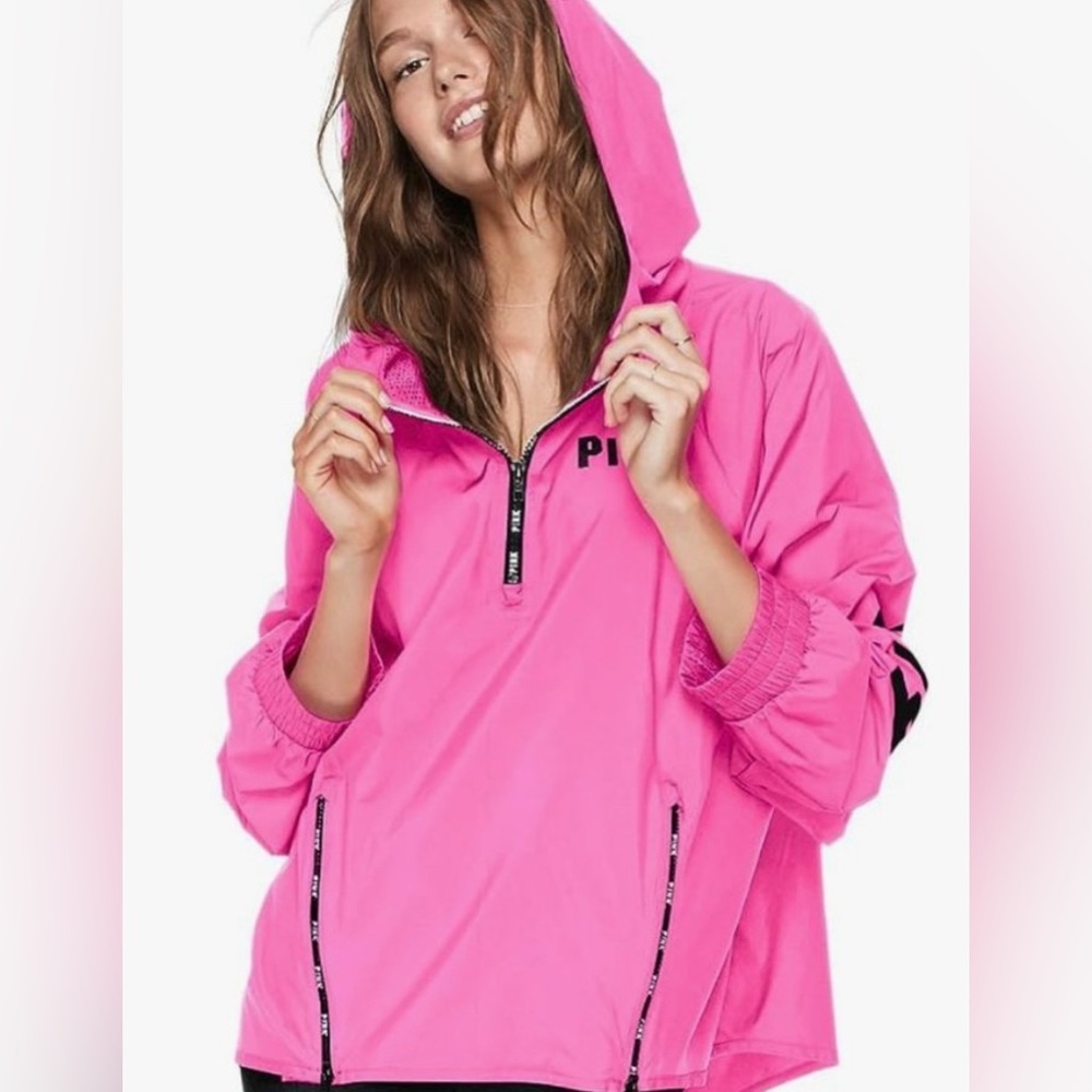 New VS PINK anorak jacket M/L